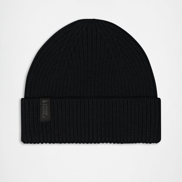 Mons Royale Unisex Fjord Merino Beanie schwarz