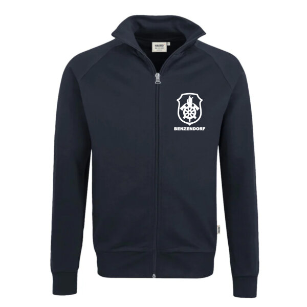 Hakro Sweatjacke Premium tinte Art.-Nr. 0606 Feuerwehr Benzendorf
