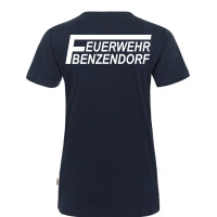 Hakro Damen V-Shirt Mikralinar tinte Art.-Nr. 0181 Feuerwehr Benzendorf 2XL