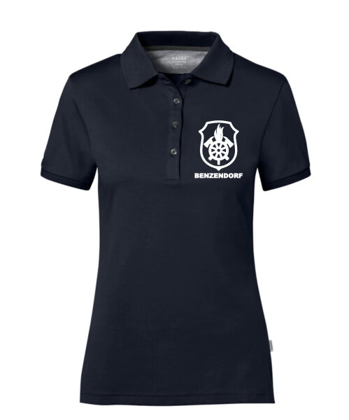 Hakro Cotton Tec Damen Poloshirt tinte Art.-Nr. 0214 Feuerwehr Benzendorf M