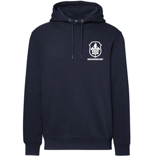 Hakro Kapuzen-Sweatshirt Biobaumwolle tinte Art.-Nr. 0560 Feuerwehr Benzendorf M