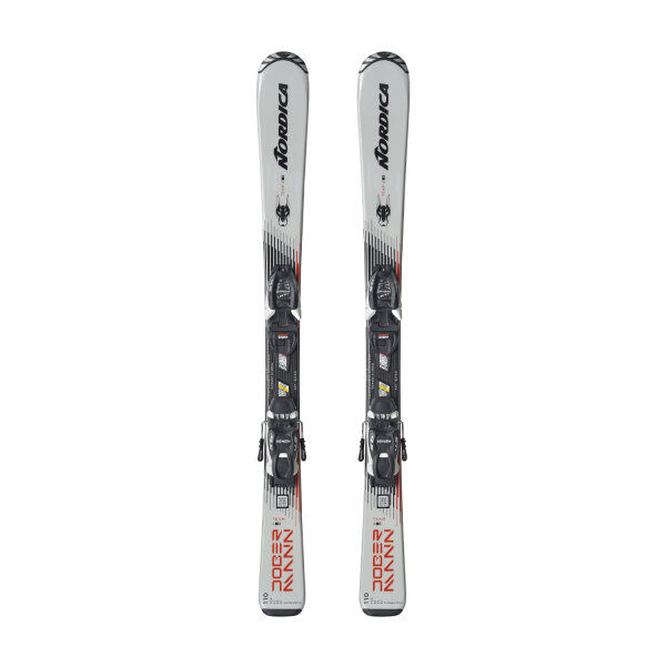Nordica Team JR FDT (110-150cm) + JR 7.0 FDT grau/schwarz Kinderski 2026