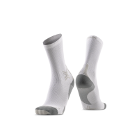 X-Socks Run Discover Crew Unisex Arctic White/Pearl Grey