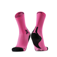 X-Socks Run Discover Crew Unisex Fluo Pink/ X Black