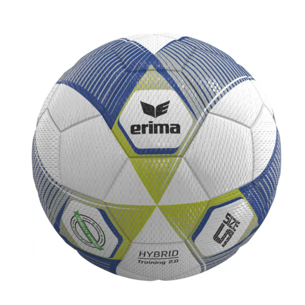 Erima Hybrid Training 2.0 Fussball Gr.5 metallic blue/silver/lime 7192601