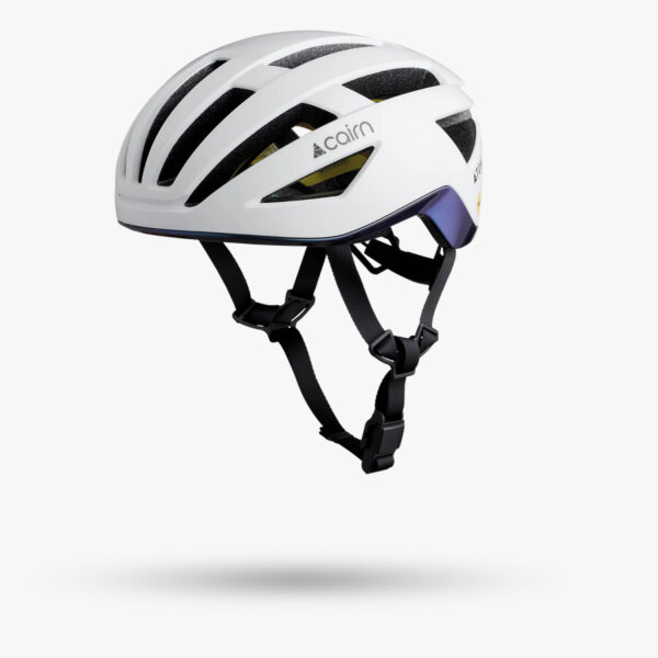 Cairn Atom Mips® Fahrradhelm Shiny White Cameleon