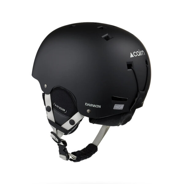 Cairn Darwin Ski- und Fahrradhelm Mat black agate gray