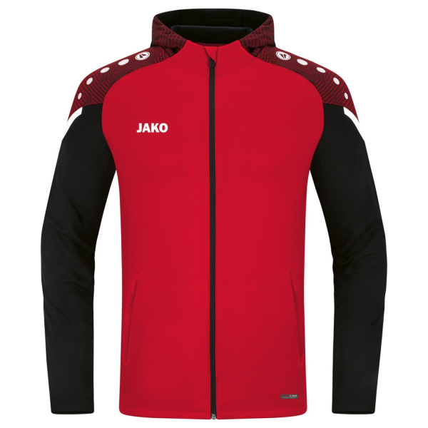 Jako Kapuzenjacke Performance 6822-101 rot/schwarz