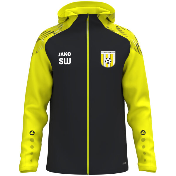Jako Kapuzenjacke Sonic 6826-819 schwarz/neongelb Rüsselbach