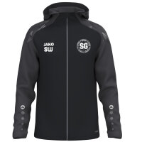 Jako Kapuzenjacke Sonic 6826-801 schwarz/anthrazit Rüsselbach