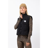 Eivy Boxy Sherpa Vest Fleeceweste Damen Black 26/27