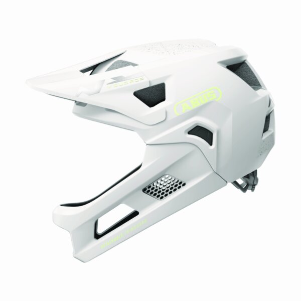 Abus YouDrop FF Kinder Mountainbike Helm lemon white