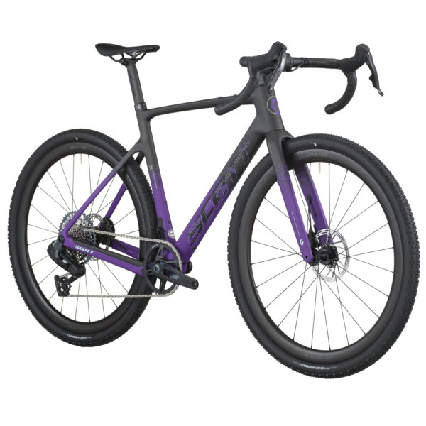 Scott Addict Gravel 20 carbon black/indigo purple