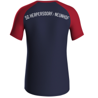 Jako T-Shirt Iconic 6124-901 marine/chili rot SG...