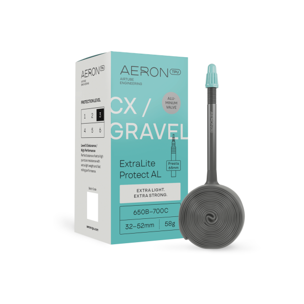Aeron CX/Gravel ExtraLite Protect AL 650B-700C Fahrradschlauch