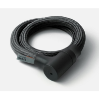 Tex-Lock Orbit 120cm Seilschloss mit Stahlkern Onyx Black