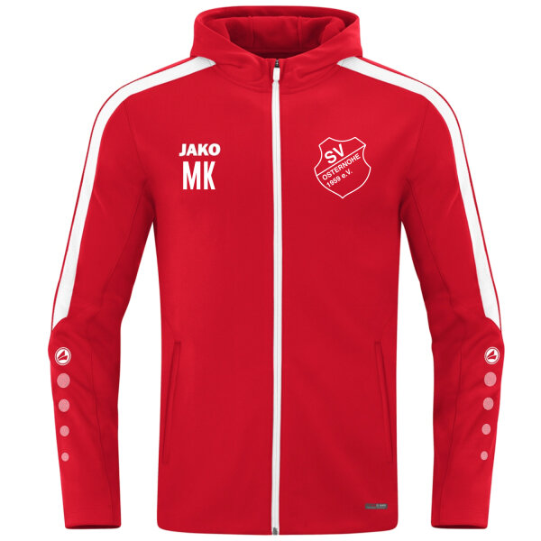 JAKO Kapuzenjacke Power rot 6823-100 SV Osternohe