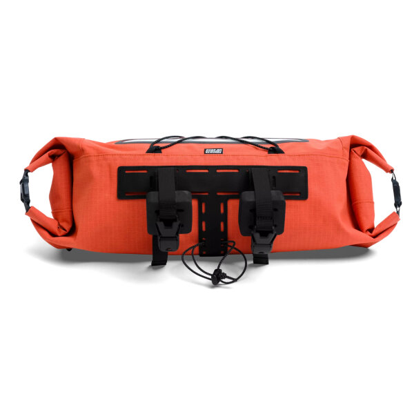 Capsuled Handlebar Bag Lenkertasche Orange Rust Bikepacking