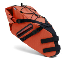 Capsuled Saddle Bag Satteltasche Orange Rust Bikepacking