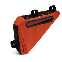 Capsuled Traingle Bag Rahmentasche Orange Rust Bikepacking