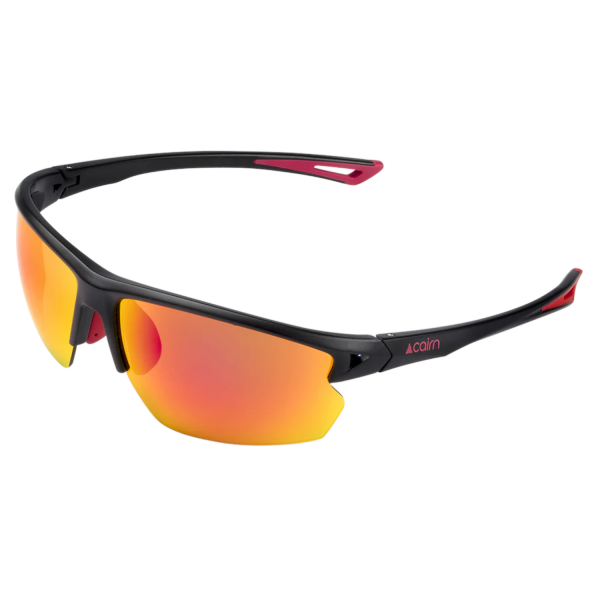 Cairn Thrust Mat Black Red Sonnenbrille