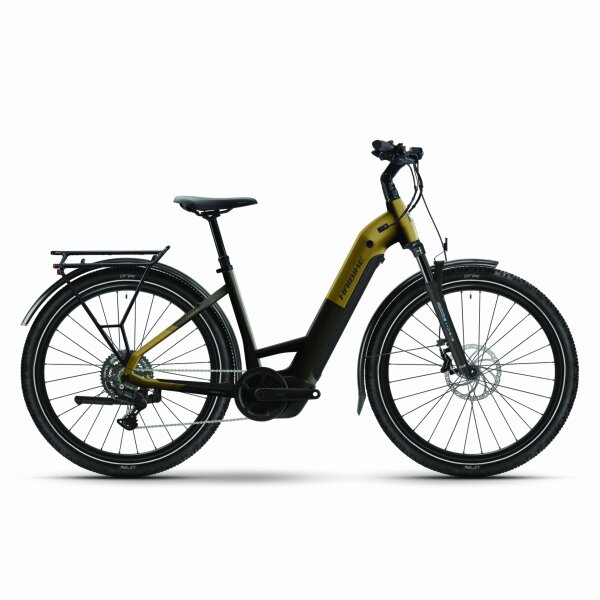 Haibike Trekking 7.5 Low E-Bike 800Wh high sparkling black/ gold matt 2027