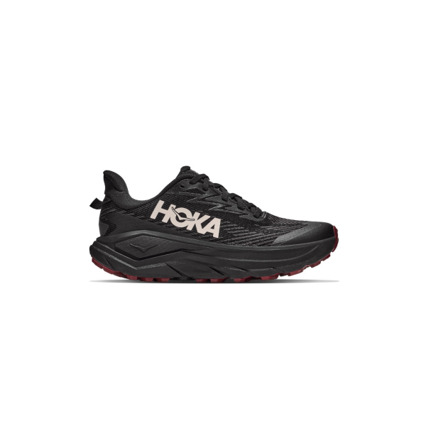 Hoka W Challenger 8 GTX Black/Varsity Burgundy Damenlaufschuh