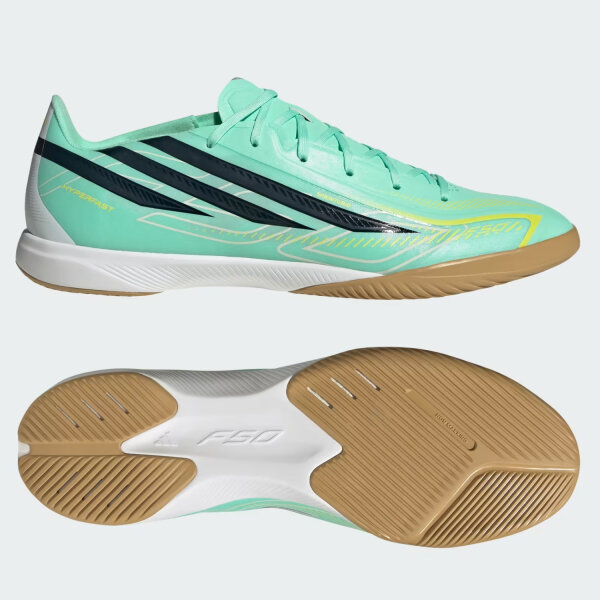 Adidas F50 Hyperfast League IN KK1062 Hallenfußballschuh PULMIN/NTNAVY/SOLLEM