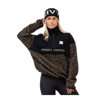 Eivy Ball Fleece Halfzip-Fleecepullover Leopard/Black