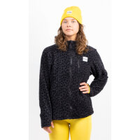Eivy Techlight Ziphood Fleecejacke Damen Black Leopard 26/27