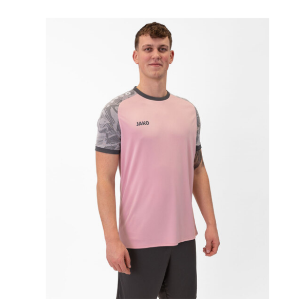 JAKO Trikot Iconic KA 4224-171 dusky pink/soft grey/anthra li