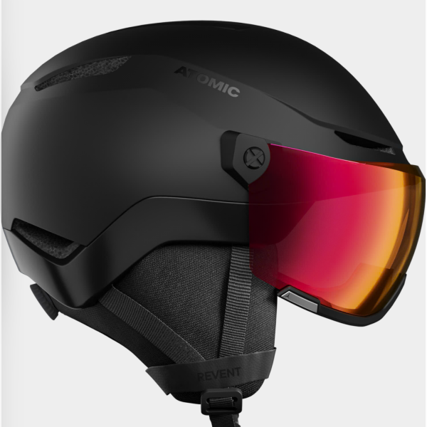 Atomic Revent Visor Photo Black Skihelm