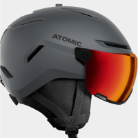 Atomic Savor Visor Stereo Slate Skihelm