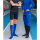 Lenz Ski Compression Socke 2.0 Merino Blau
