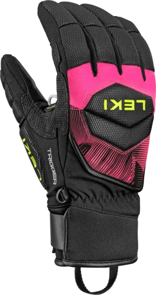 Leki Handschuhe WCR Core TR Black/Neonpink/Neonyellow