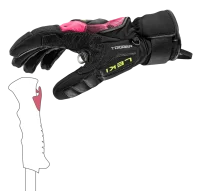 Leki Handschuhe WCR Core TR Black/Neonpink/Neonyellow