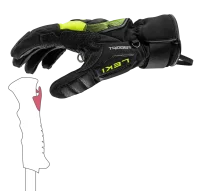 Leki Handschuhe WCR Core TR Black/Neonyellow