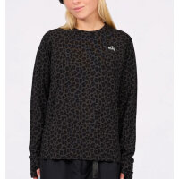 Eivy Loose Fit Wool Top Black Leopard Damen