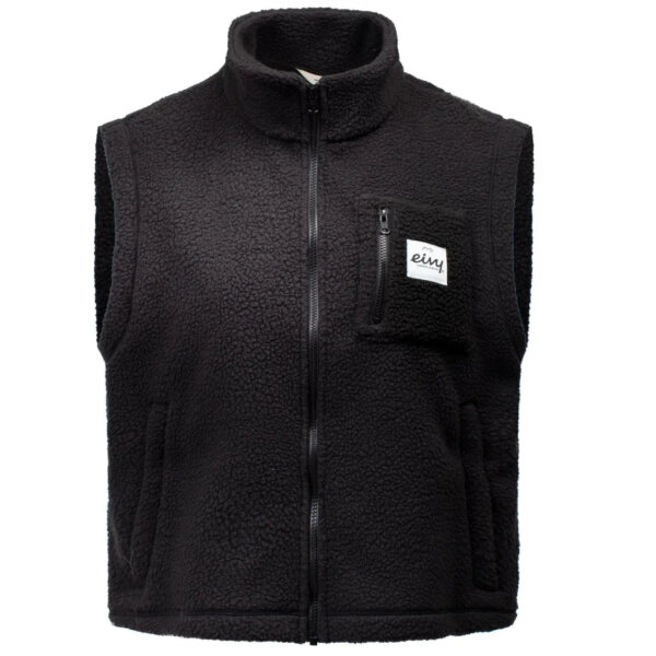 Eivy Boxy Sherpa Vest Black
