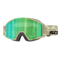 Scott Kinderskibrille Shield Pro JR mojave beige/green...
