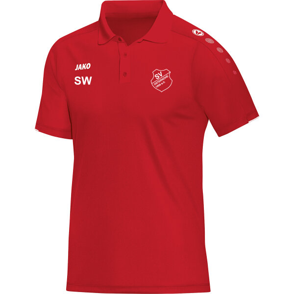 JAKO Polo Classico 6350-01 rot Unisex Osternohe XL