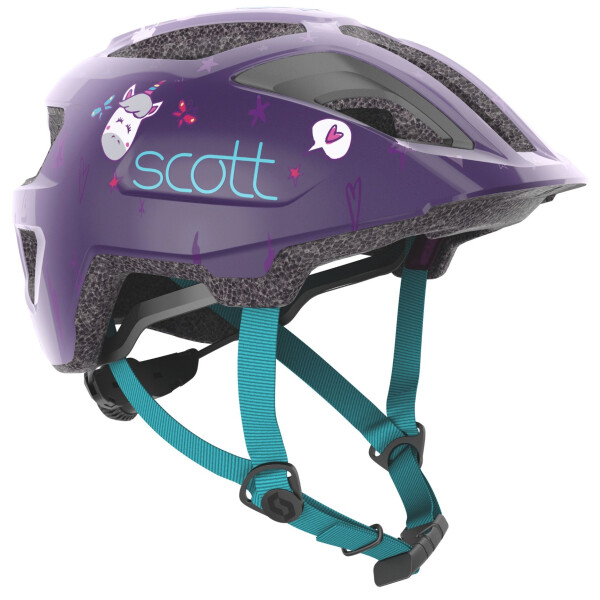 Scott Spunto Junior Kinder Fahrradhelm deep purple