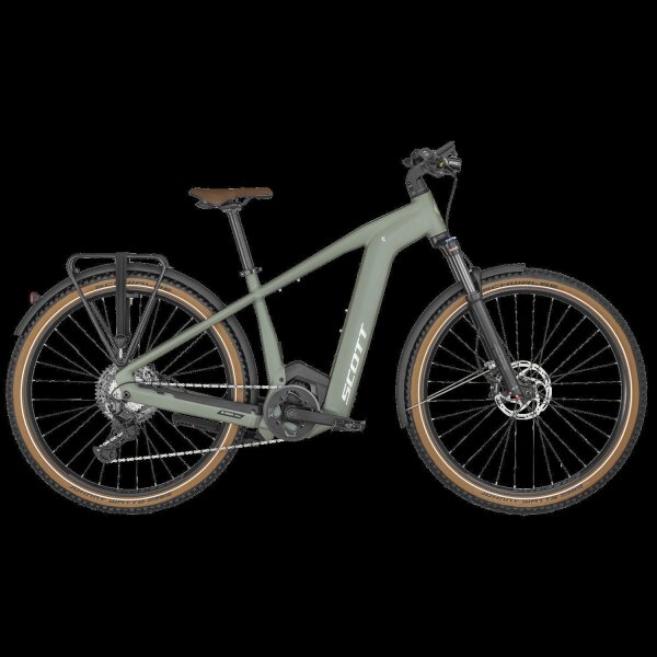 Scott Axis eRIDE 10 Men E-Bike E-City-Trekking Highland Green