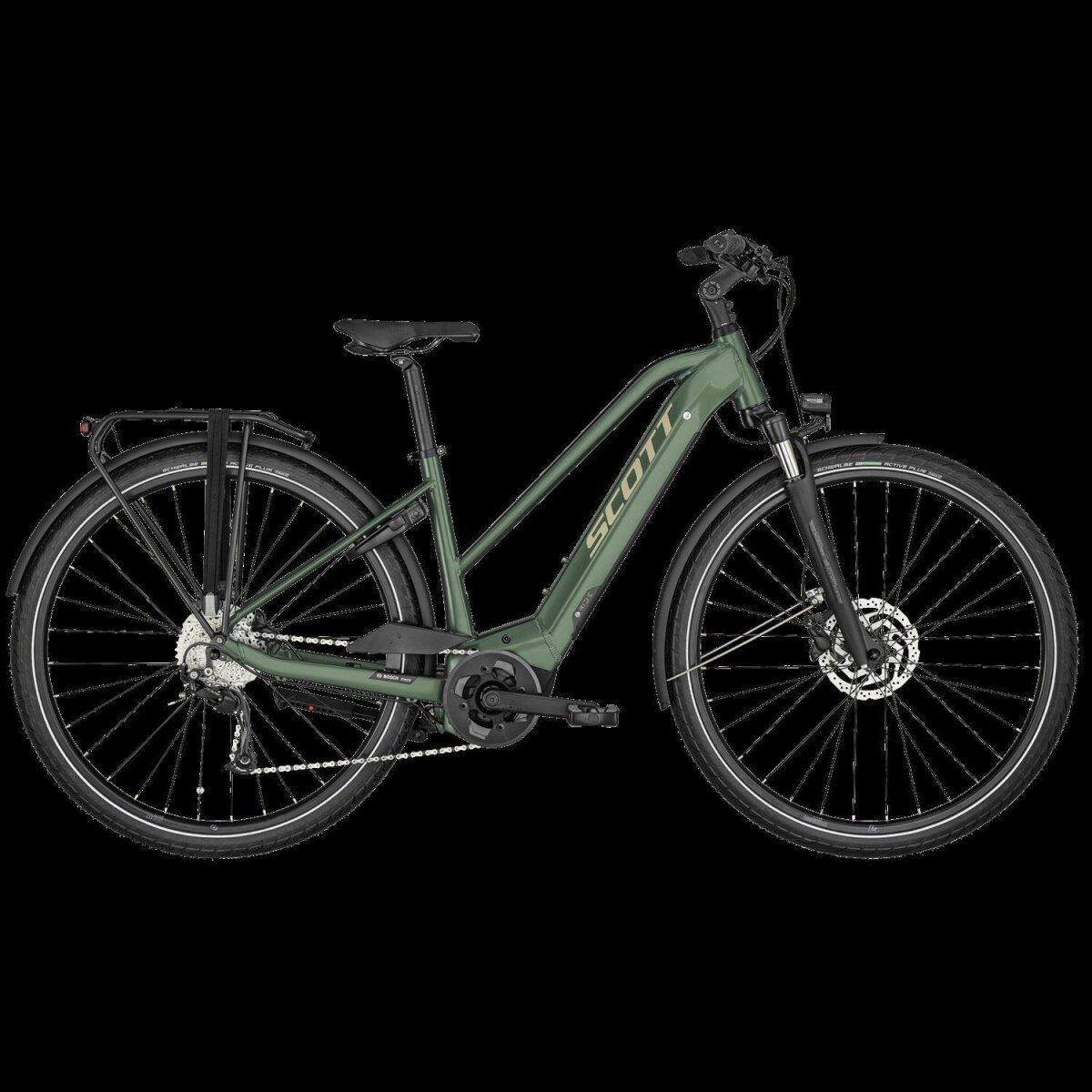 Scott Sub Active eRIDE 10 Lady E Bike E City Trekking Malachite Green