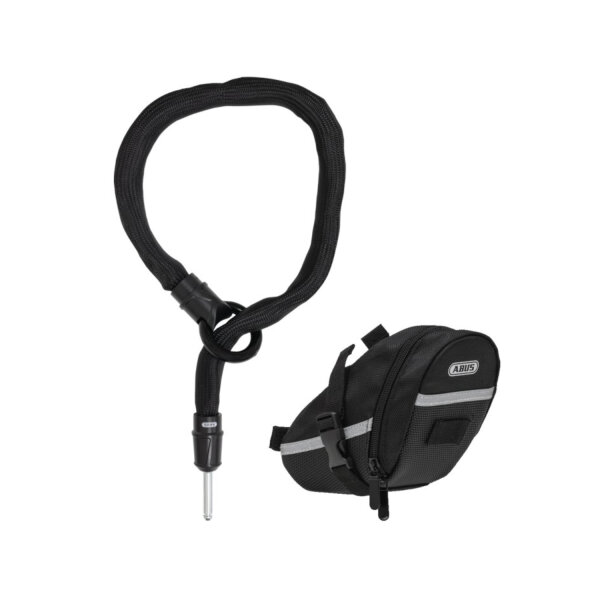 Abus Rahmenschlosskette ACH IVY 6KS/100 black + Tasche ST5950