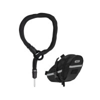 Abus Rahmenschlosskette ACH IVY 6KS/100 black + Tasche...
