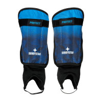 Derbystar Schienbeinschützer v23 Blau / Schwarz