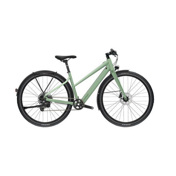 HoheAcht Lumo Terra Trapez, Bergminze, Mahle X35+, 250 Wh, E-Trekking E-Bike S 44
