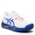 Asics Gel Resolution 8 Clay White/Lapis Lazuli Blue Tennisschuh