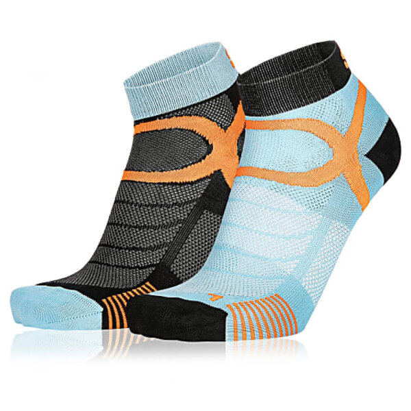 Eightsox Color 3 Sportsocken black/river blue